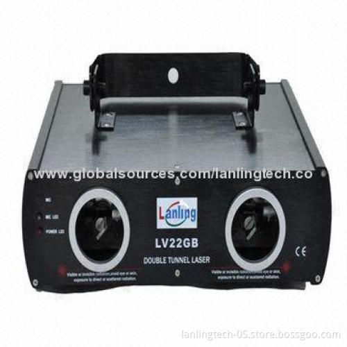 150mW Green and Violet Double Tunnel Stage Lighting